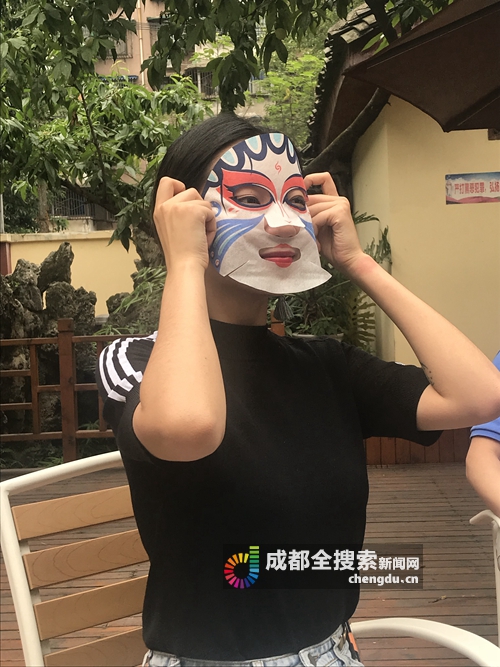 川剧脸谱面膜推广,川剧表演面膜