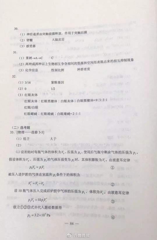 山西的高考分数预测题,山西2019高考题目