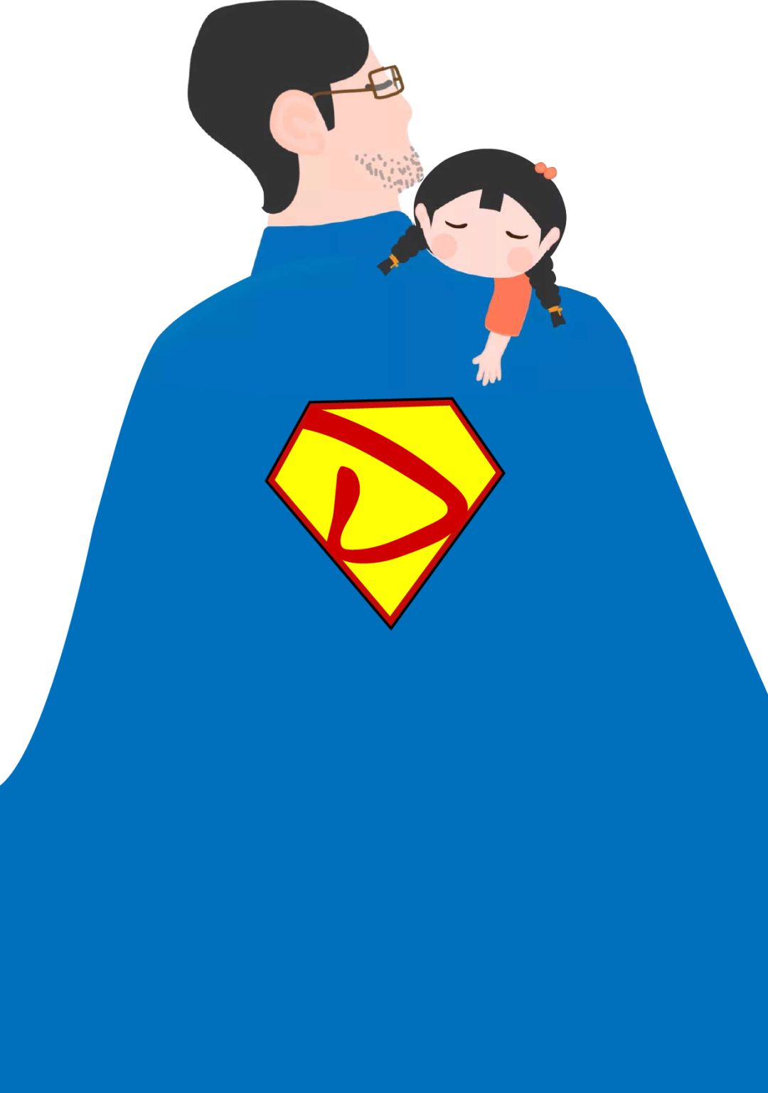 父亲节爸爸是超人,父亲节超人爸爸创意视频