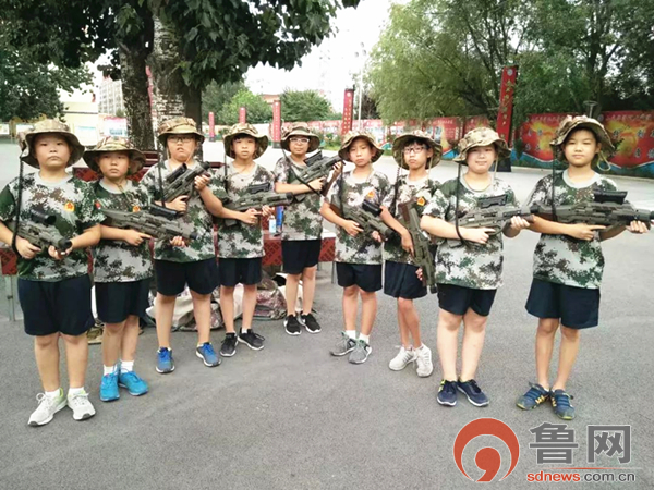 齐鲁少年军校军事夏令营,鲁网德州小记者