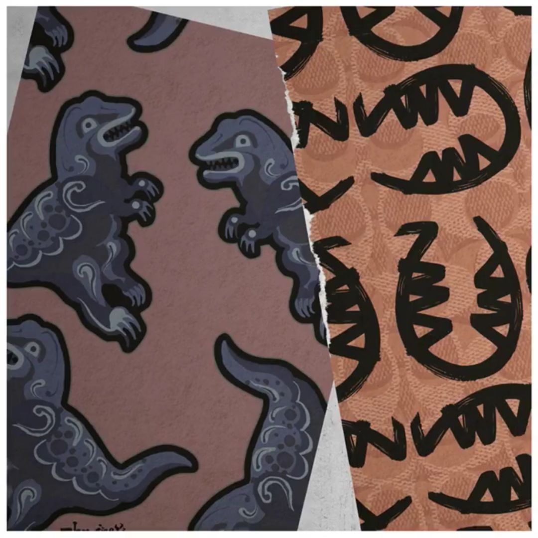 coach恐龙变身,fashion艺术家