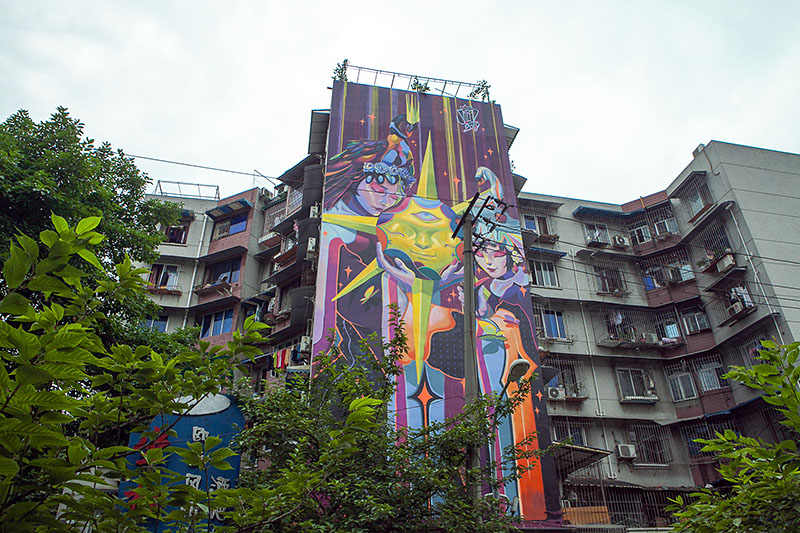 涂鸦成都墙绘,成都涂鸦墙绘街