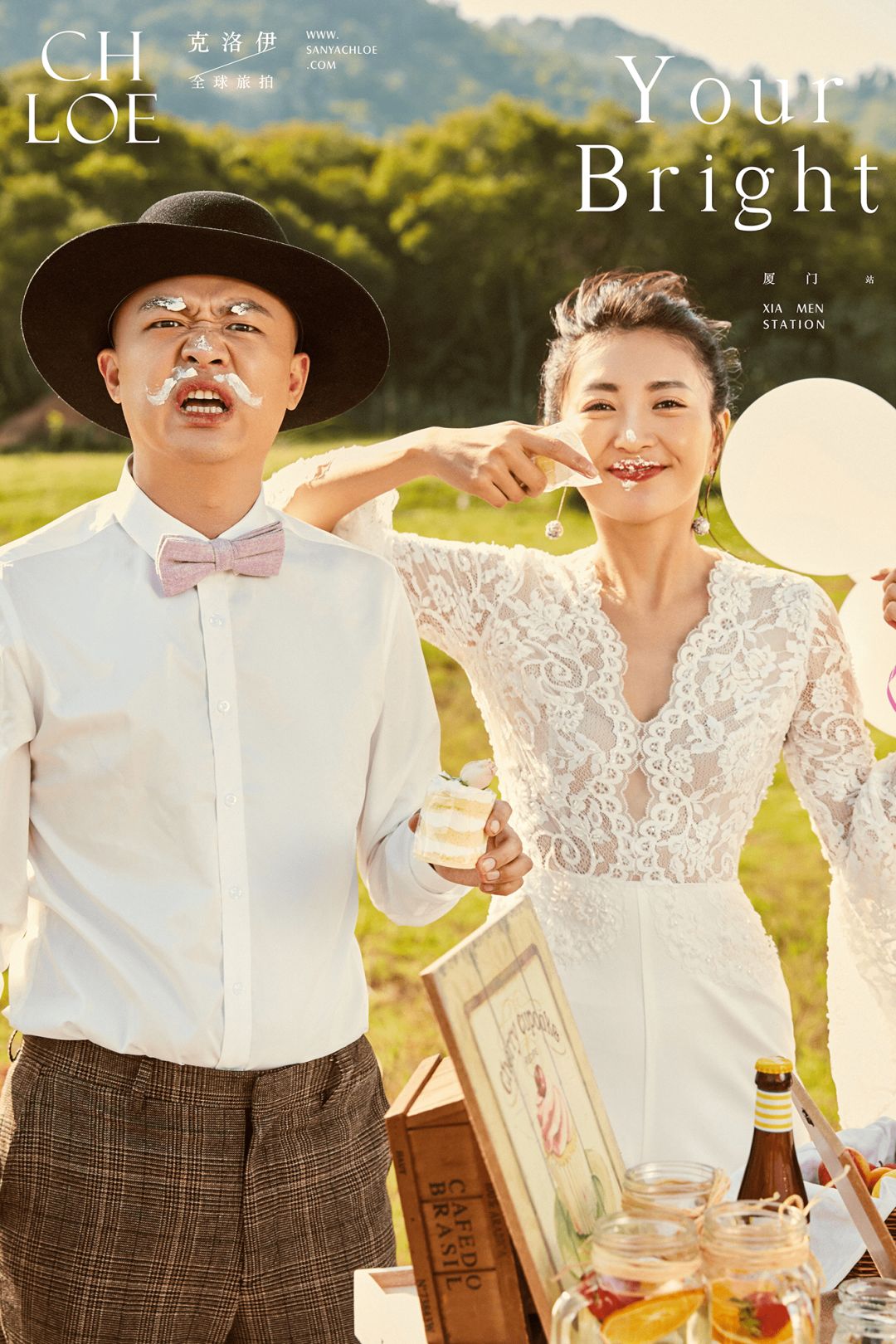 婚纱照拍摄田园风,室内婚纱照这样拍更美