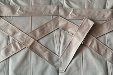 风衣腰带系法蝴蝶结慢动作最简单,奥特曼风衣蝴蝶结系法图解