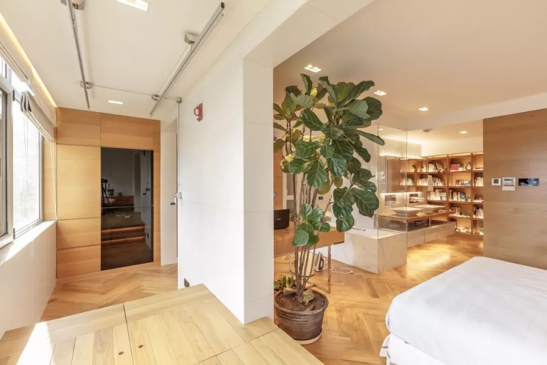 小面积客厅阳台改书房装修效果图,客厅书房阳台一体装修效果图欣赏