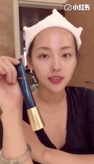 李纯护肤视频,李纯海蓝之谜面霜