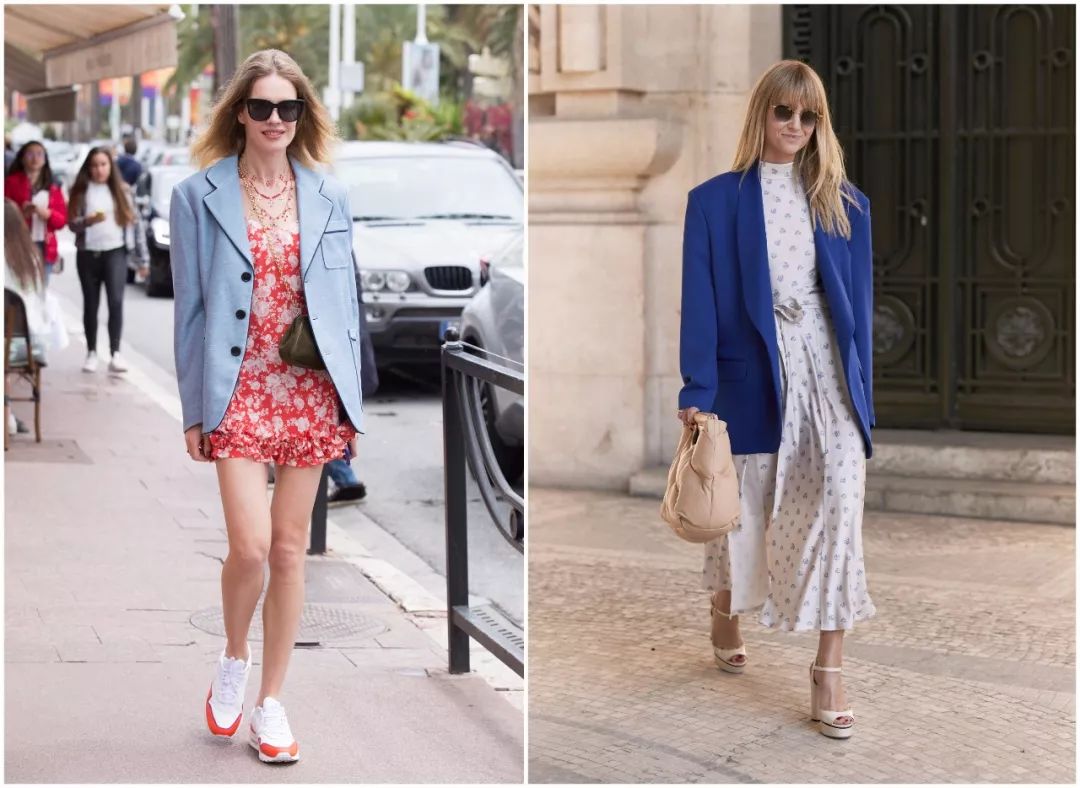 印花人物连衣裙,印花连衣裙到脚踝超长款