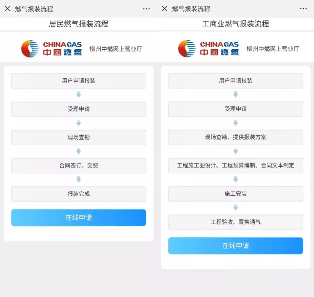 柳州中燃燃气如何缴费,柳州怎样网上预约报装燃气
