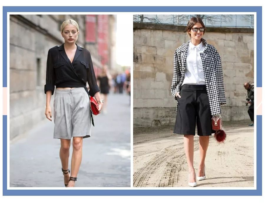 今年最流行的4条短裤时髦有型,显瘦遮肉的七分短裤