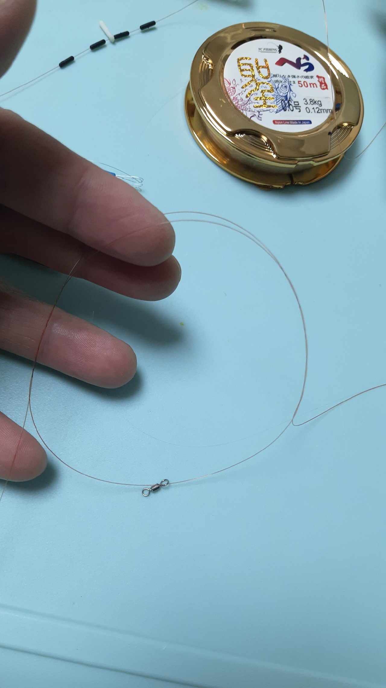 串钩钓餐条的方法与技巧,自制串钩线组教程