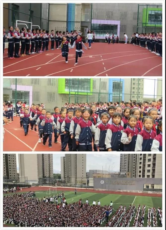兰州各小学开学,开学第一天学校热烈迎接学生进校