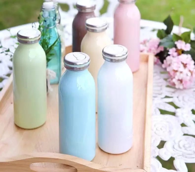 火爆日韩的冰杯,可爱潮流韩版牛奶杯