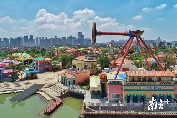 顺德华侨城欢乐海岸现场,顺德华侨城欢乐海岸plus航拍