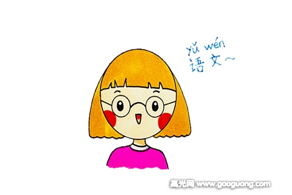 语文书画法简笔画,100种可爱的小女生简笔画画法