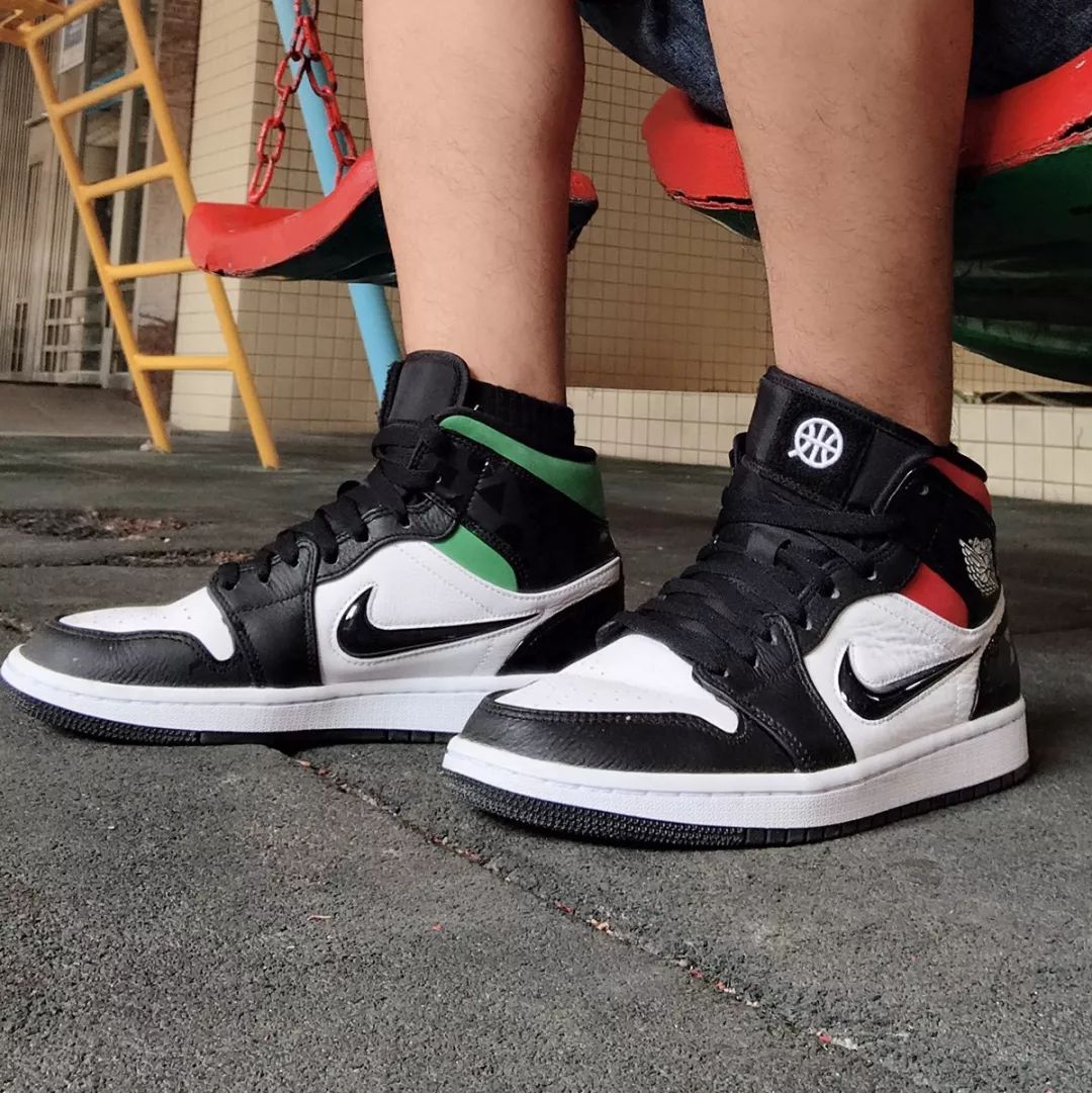 8孔aj1和九孔aj的区别,ajmid穿七孔与八孔哪个好看