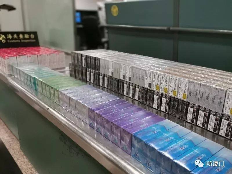 厦门海关查获走私香烟,海关查获个人携带香烟
