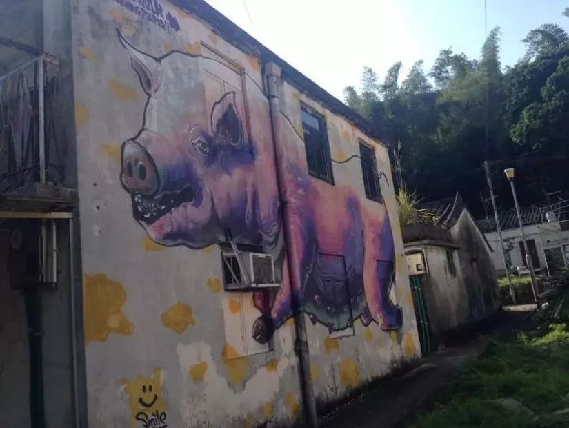 为了泳滩,遇上稔子和山日