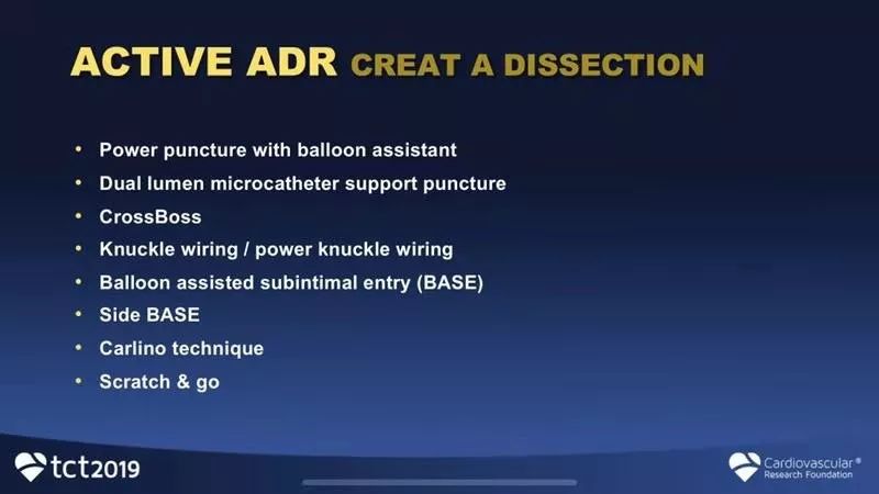 TCT2019丨赵杰：详解CTO前向介入治疗策略及主动ADR技术