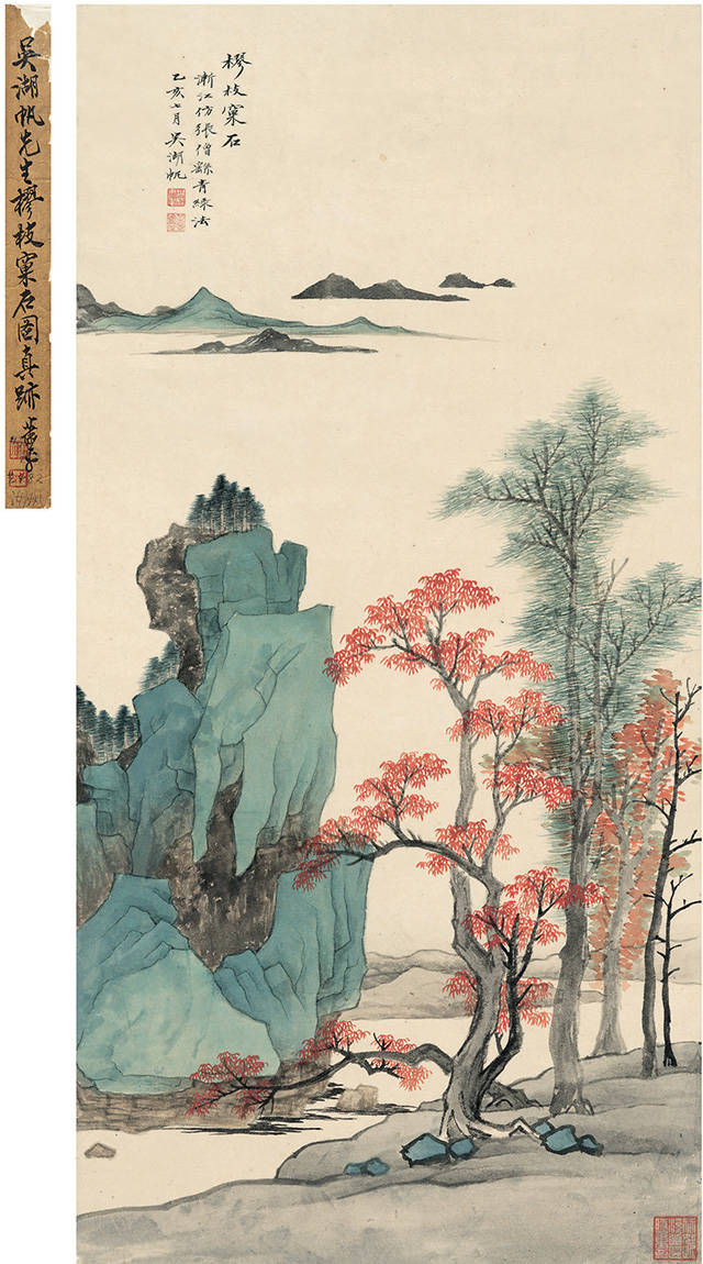 画家吴湖帆简历,画家吴湖帆花鸟画作品