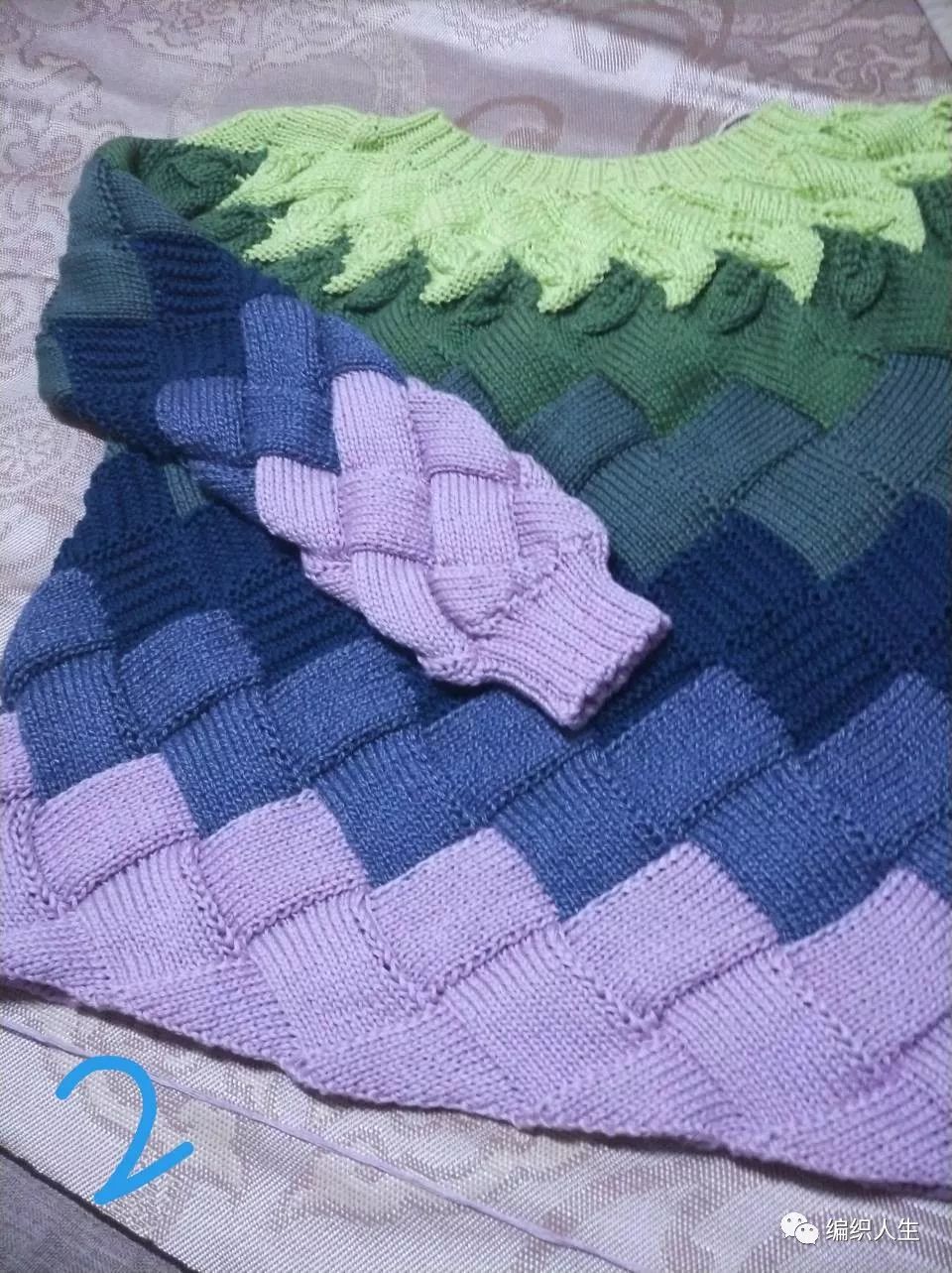 日本白桦正针毛衣编织视频,白桦裙子编织详细教程