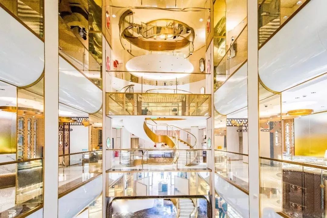 豫园老庙黄金银楼,豫园里黄金楼图片