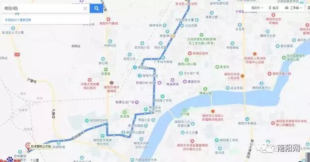 南阳公交4路线路图,南阳公交线路图高清