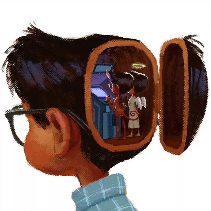 这些插画是我人生中最扎心的刻画,这些插画把人性说透彻了