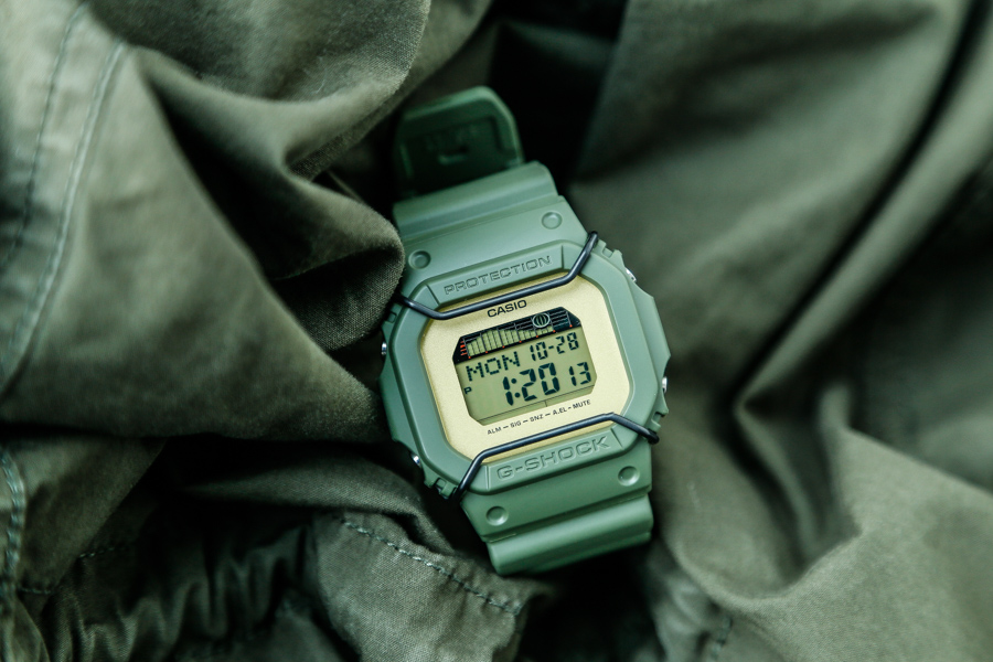 HerschelSupply和G-SHOCK联名5600开箱：军事风加上冲浪元素