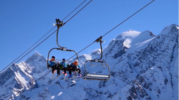 勃朗峰滑雪的视频,世界最顶级滑雪胜地勃朗峰
