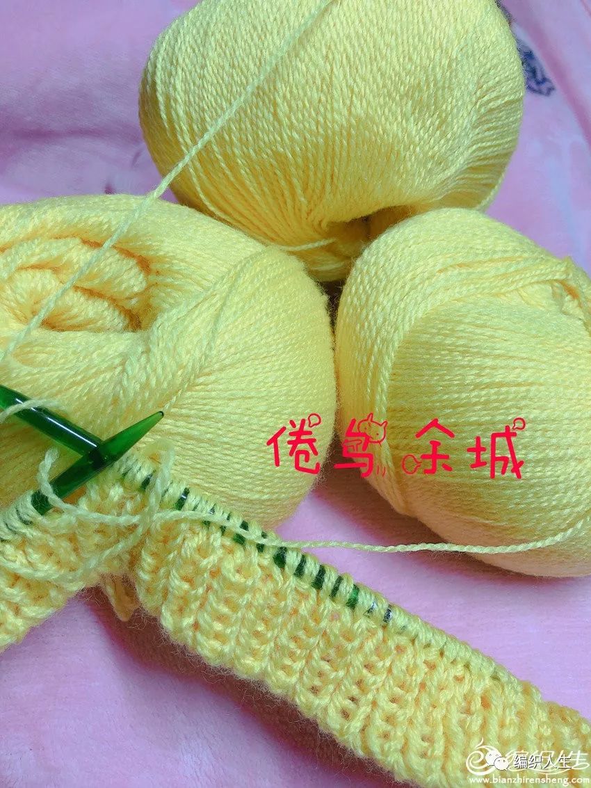 小孩圆肩提花毛衣编织教程,三四岁女宝提花毛衣棒针编织教程