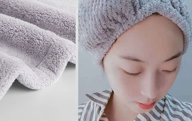 吸水性好干发帽吸水速干不伤头发,干发帽吸水速度快还不伤头发