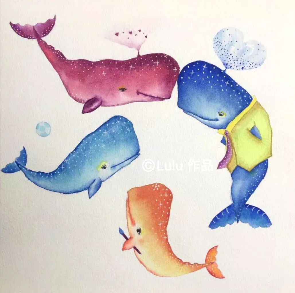 BlingBLling....抹香鲸全家福跨年画展闪亮登场，走过路过不要错过