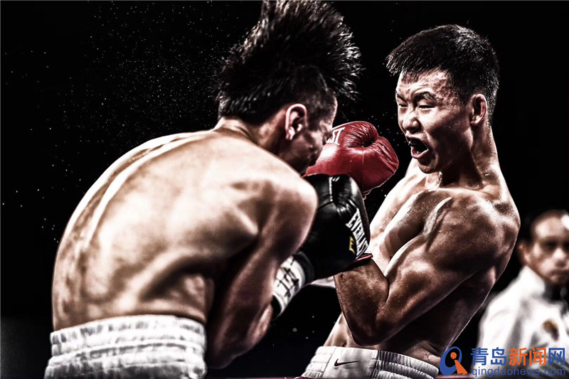 青岛拳坛传捷报20岁“乡下男孩”斩获IBO国际金腰带