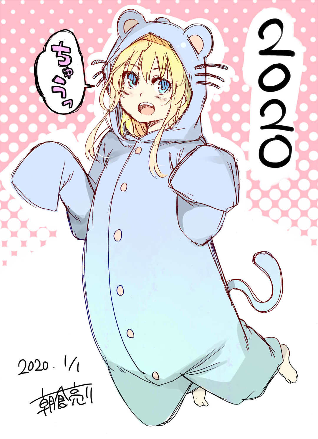 图多杀猫！2020年官方新年贺图集。续-Anitama的新年问候