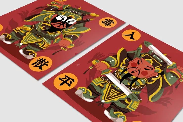 贴春联擦亮亮丽底色,适合贴家门口的春联