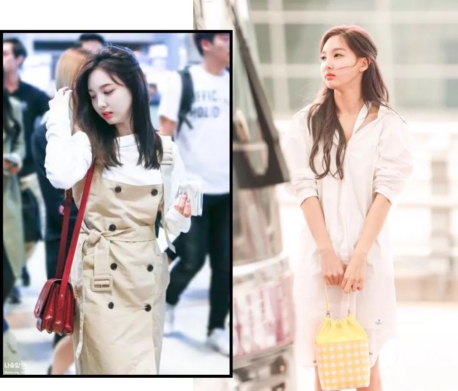 两位TOP女偶像的搭配抄袭事件