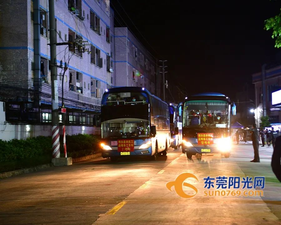 东莞市专车专列,直击各地春运返程现场