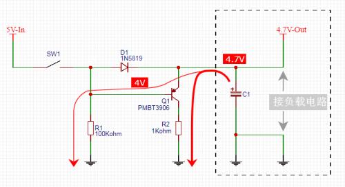 余电快速释放电路,快速泄电容电路