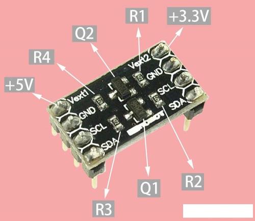 常见的电平转换电路图mos管,mos管同相电平转换电路
