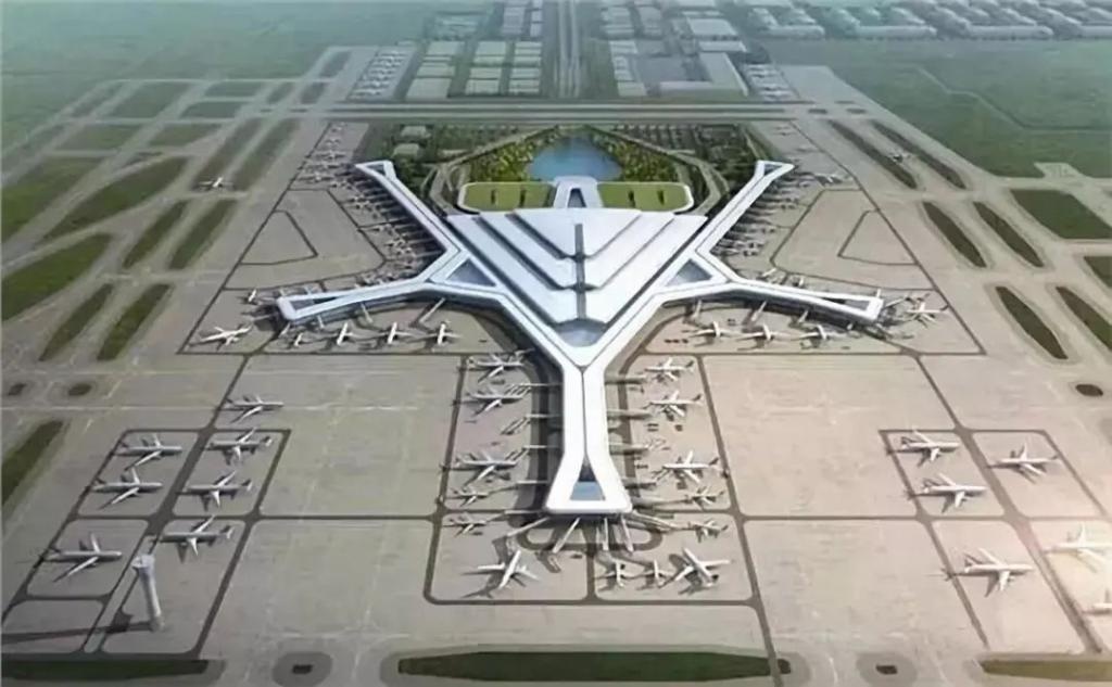 长沙黄花机场变化图,新长沙黄花国际机场效果图