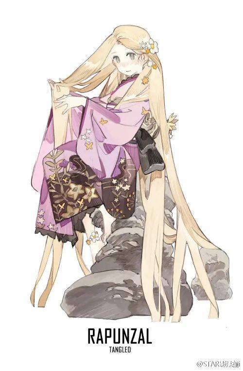 迪士尼公主们穿汉服会是什么样,迪士尼公主系列之民国汉服