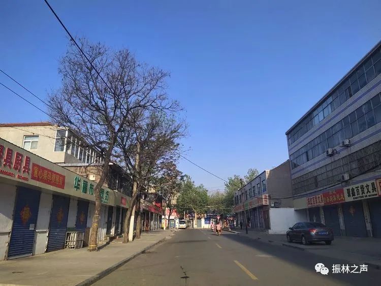 林州步行街实景,林州仿古一条街