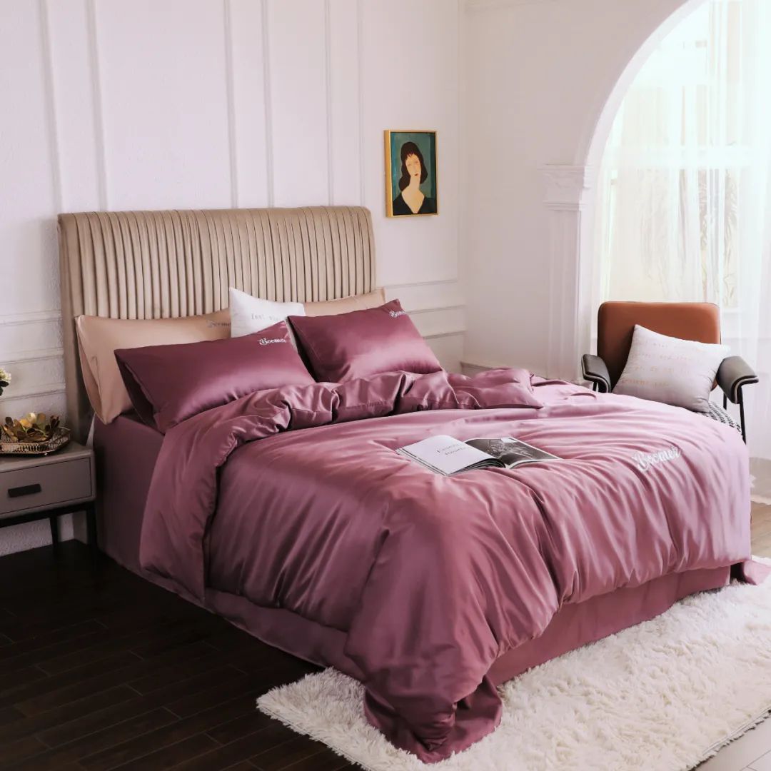 媲美真丝床品的品牌是什么,抑菌美肤床品四件套