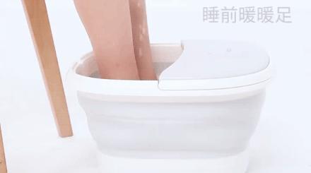 可以加热带按摩的洗脚盆,全自动折叠按摩洗脚盆