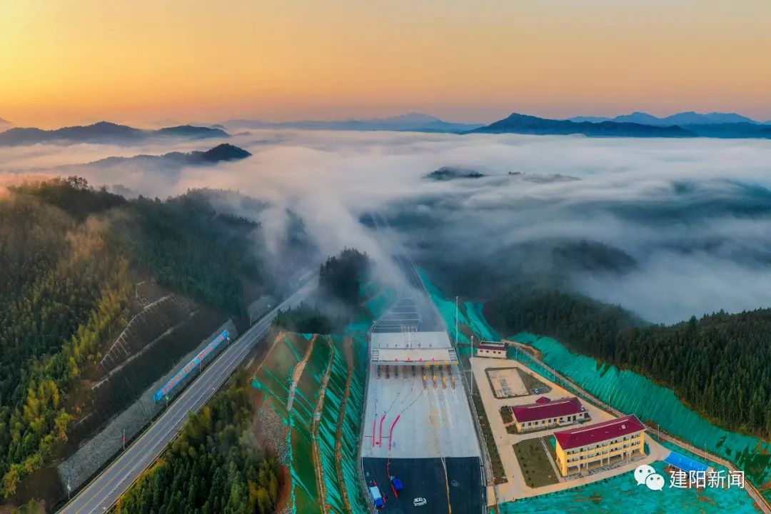 城市一景|破晓时分的建阳,颜值依旧在线!