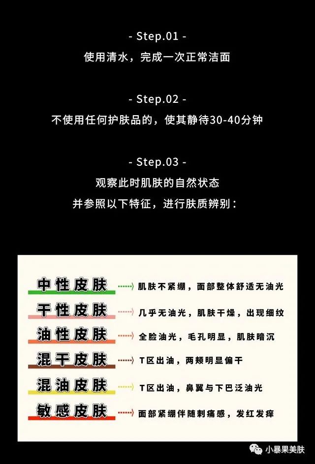 1秒get如何快速自测肤质,一秒判断肤质