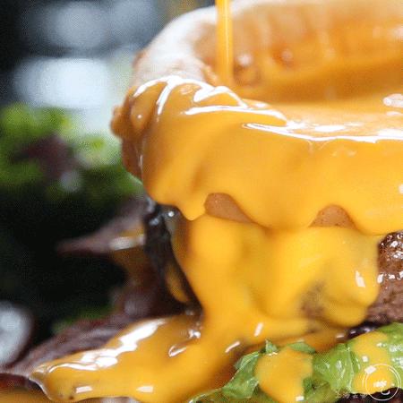 四层芝士堡,爆浆珍珠芝士堡