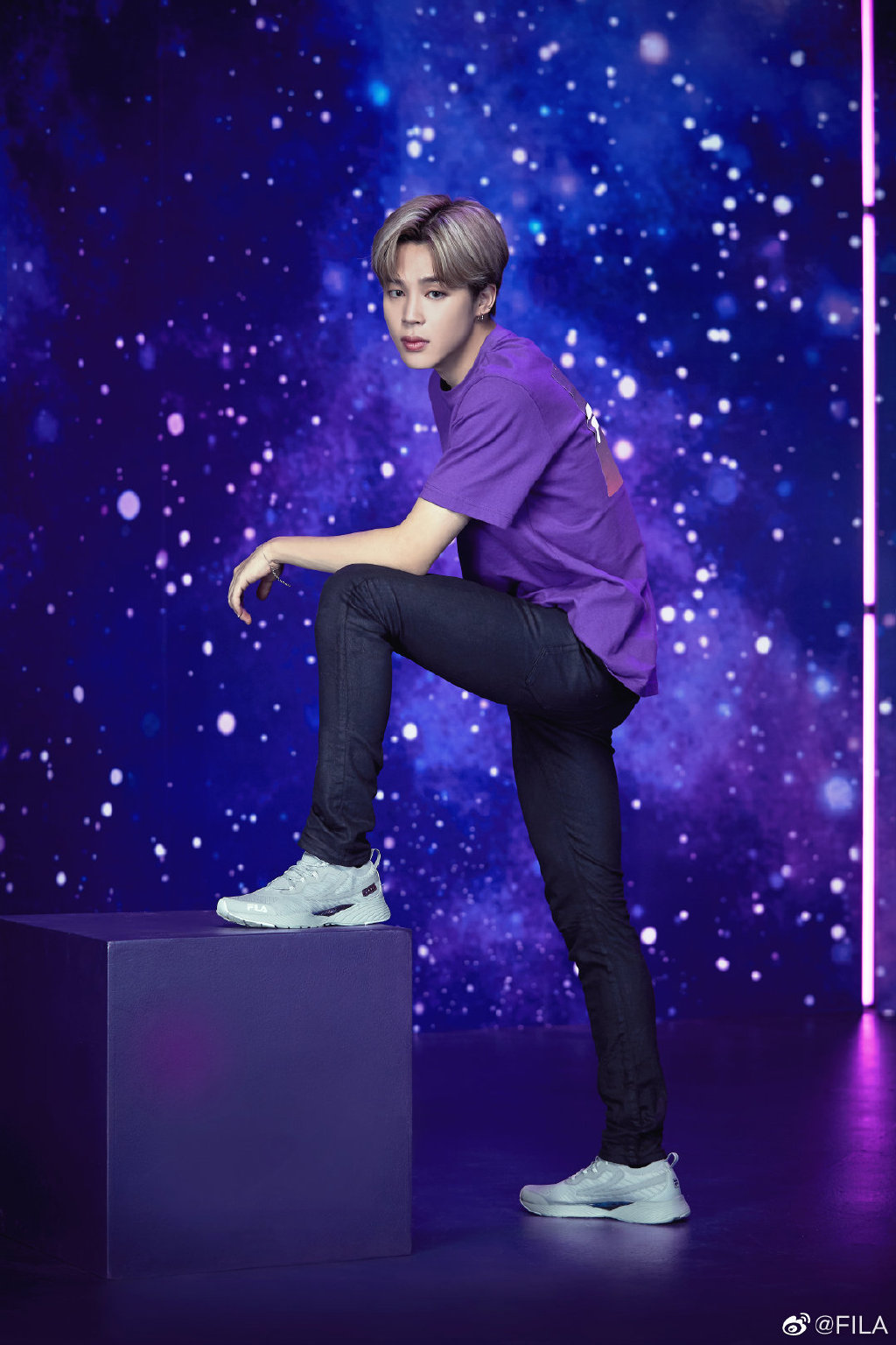 fila代言人防弹,防弹少年团最新宣传海报