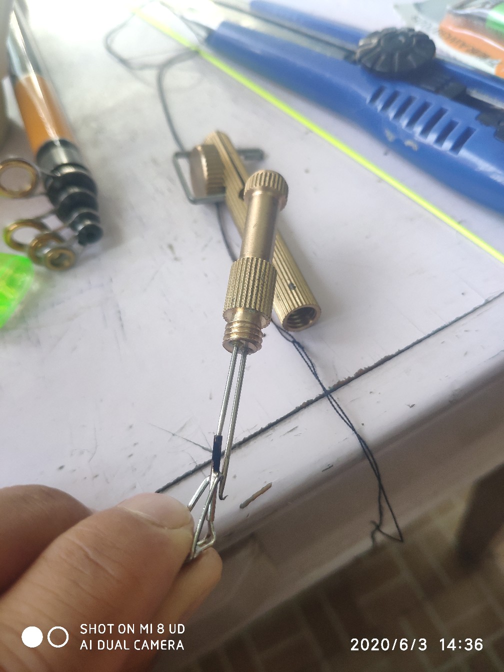 小矶竿导环怎么修复,小矶竿手把节修复