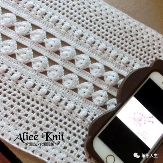 步月秋水图解,宽松马海毛连衣裙编织图解